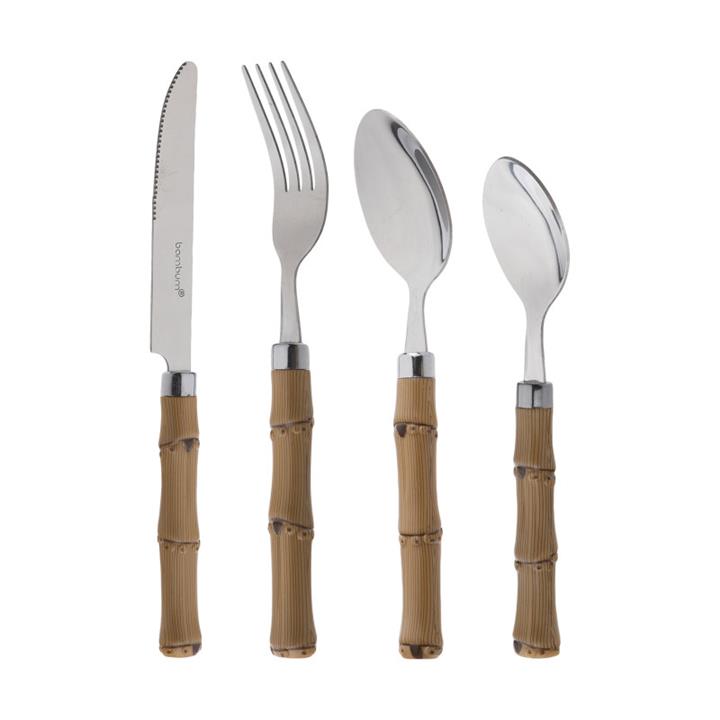 سرویس قاشق و چنگال 24 پارچه بامبوم مدل B1111-Matia